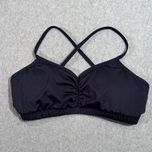 Sleek Handful Cross-Back Bandeau: Navy Blue